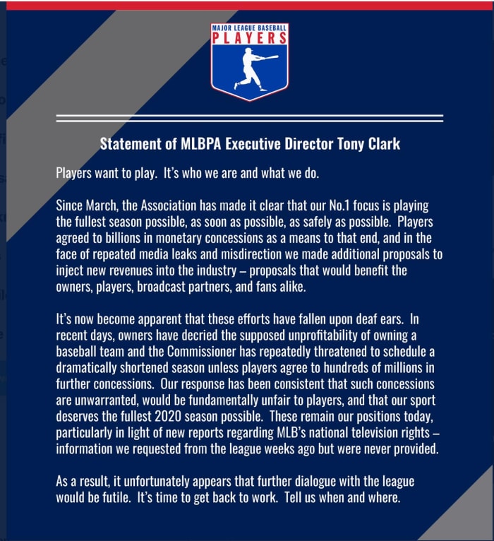 Source: Twitter @MLBPA_News